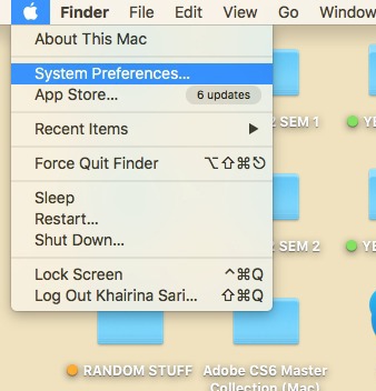 Mac OS System Preferences