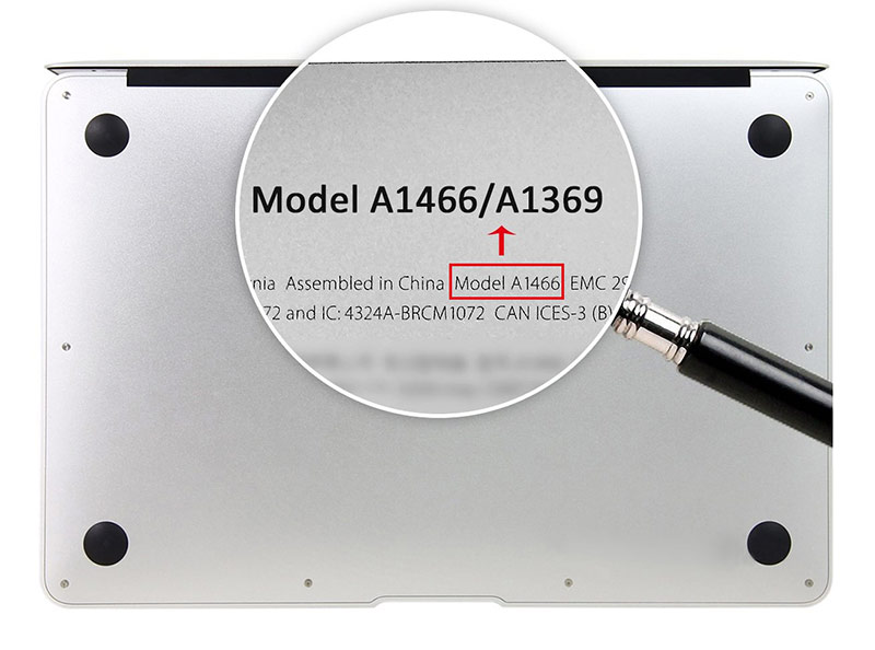 Find by Macbook Model Number