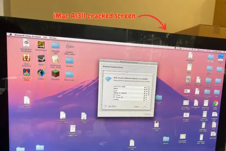 imac cracked screen