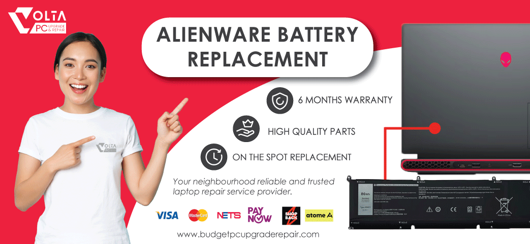alienware 15" battery replacement