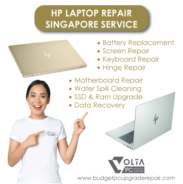 HP Laptop Repair Singapore ⭐Up To 1 Year Warranty