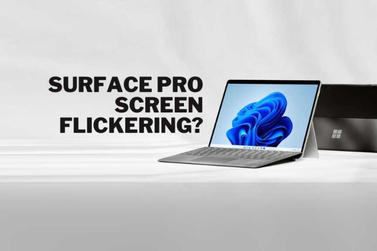 surface pro screen flickering