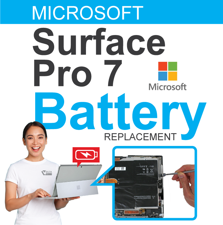 Surface Pro 7 Plus Battery Replacement: Singapore Repair Service