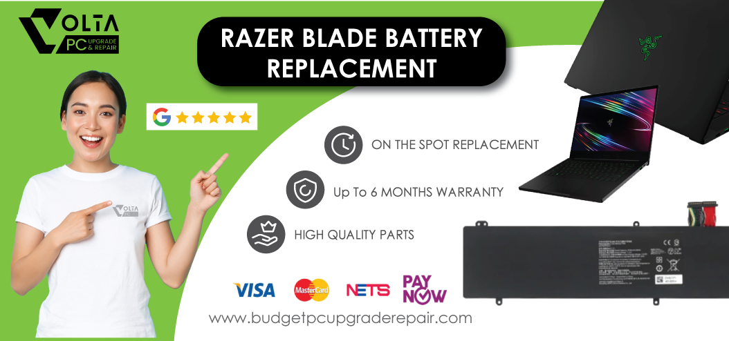 Razer Blade Stealth Battery Replacement Singapore